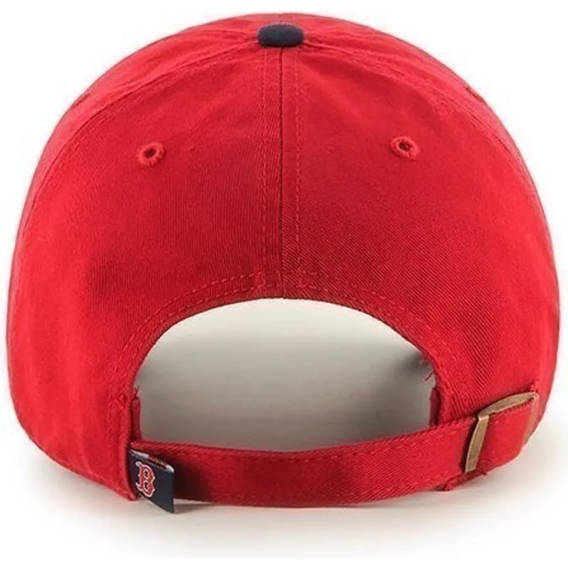 kasketter-buet-rod-justerbar-rem-frontal-fra-boston-red-sox-mlb-af-47-brand kasketter-buet-rod-justerbar-rem-frontal-fra-boston-red-sox-mlb-af-47-brand