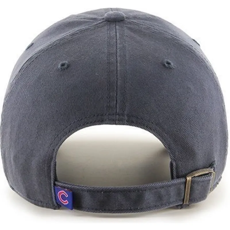 kasketter-buet-marinebla-justerbar-rem-frontal-fra-chicago-cubs-mlb-af-47-brand
