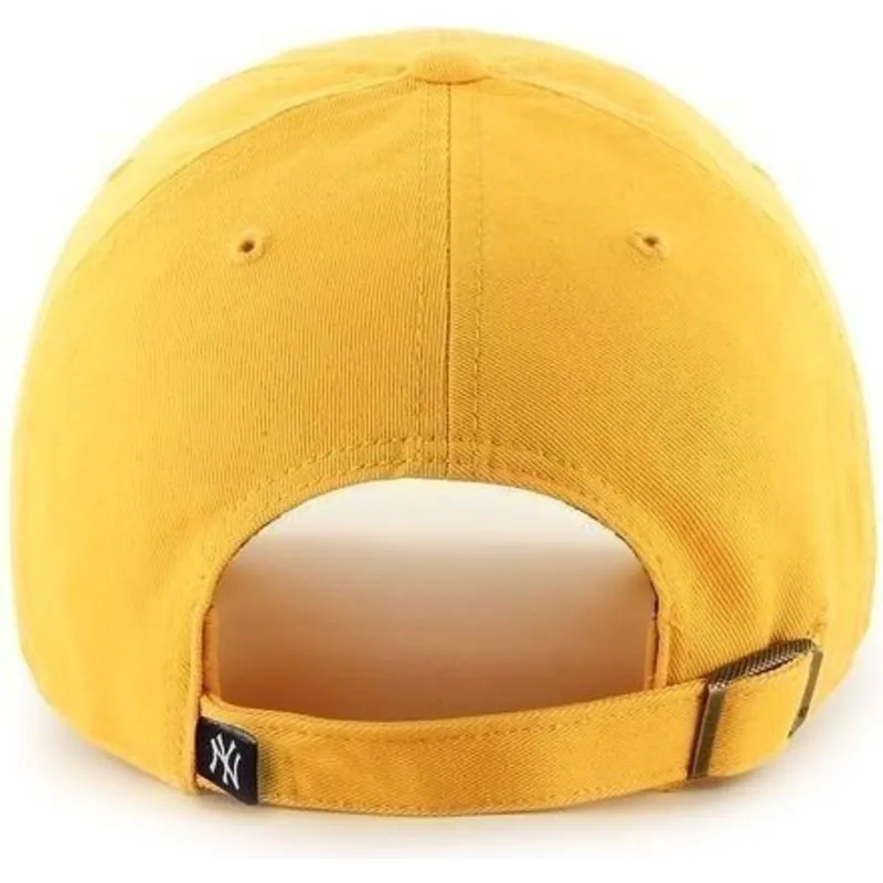 kasketter-buet-gul-justerbar-rem-frontal-grande-fra-new-york-yankees-mlb-af-47-brand