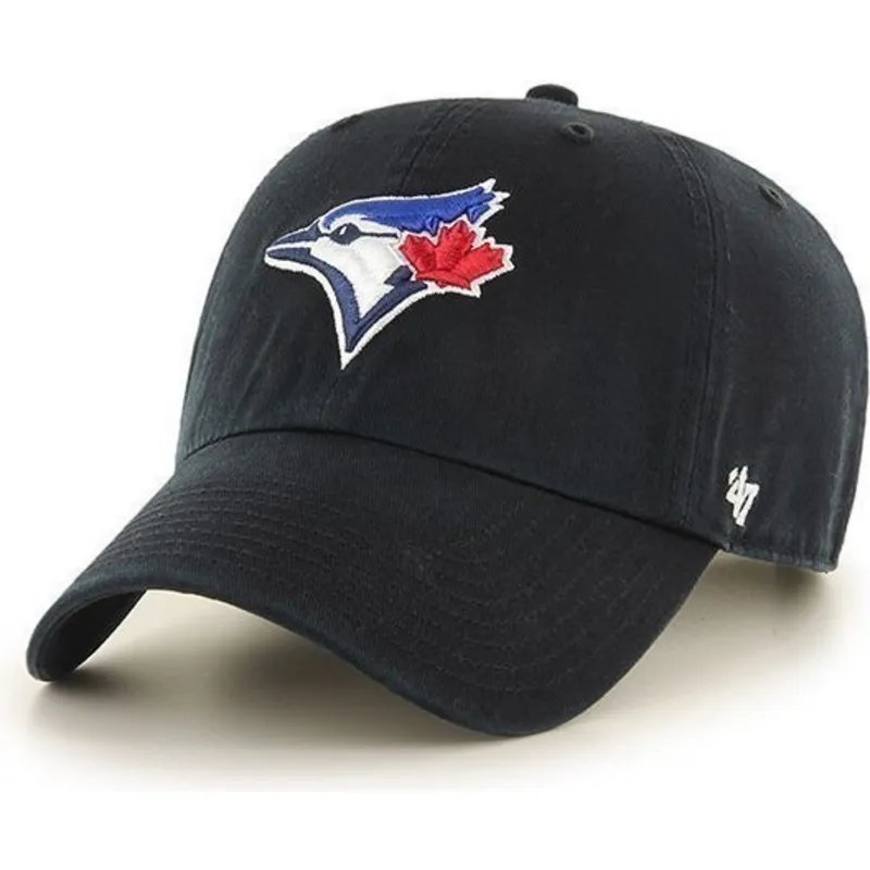 kasketter-buet-sort-justerbar-rem-frontal-grande-fra-toronto-blue-jays-mlb-af-47-brand