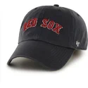 kasketter-buet-marinebla-justerbar-rem-nombre-frontal-grande-fra-boston-red-sox-mlb-af-47-brand