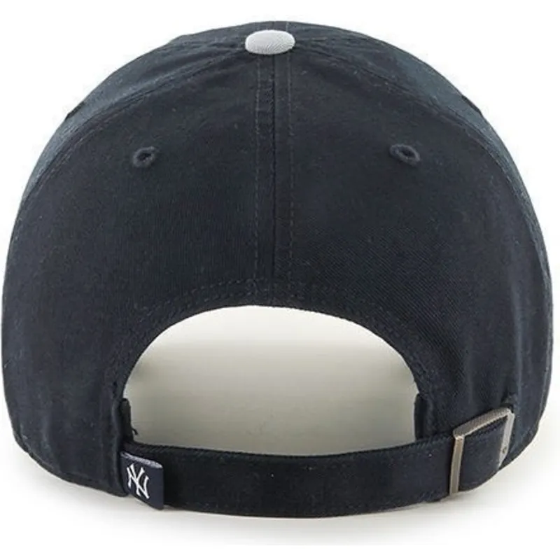 kasketter-buet-sort-justerbar-rem-frontal-grande-fra-new-york-yankees-mlb-af-47-brand