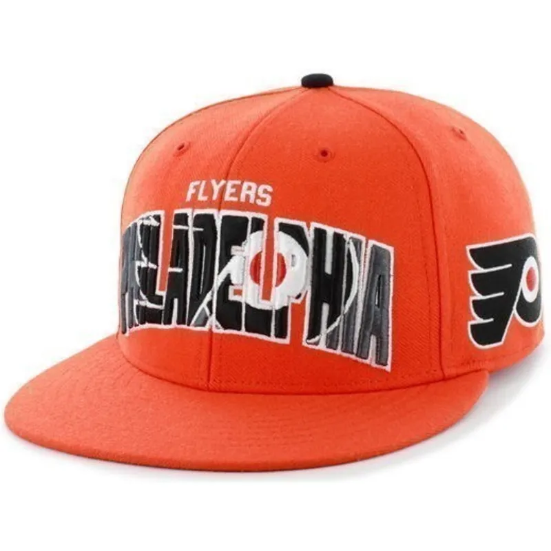kasketter-flad-orange-snapback-fra-philadelphia-flyers-nhl-af-47-brand