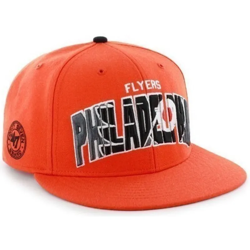 kasketter-flad-orange-snapback-fra-philadelphia-flyers-nhl-af-47-brand
