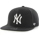 kasketter-flad-sort-snapback-til-barn-fra-new-york-yankees-mlb-af-47-brand