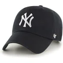 kasketter-buet-sort-justerbar-rem-til-barn-fra-new-york-yankees-mlb-af-47-brand