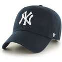 kasketter-buet-marinebla-justerbar-rem-til-barn-fra-new-york-yankees-mlb-af-47-brand