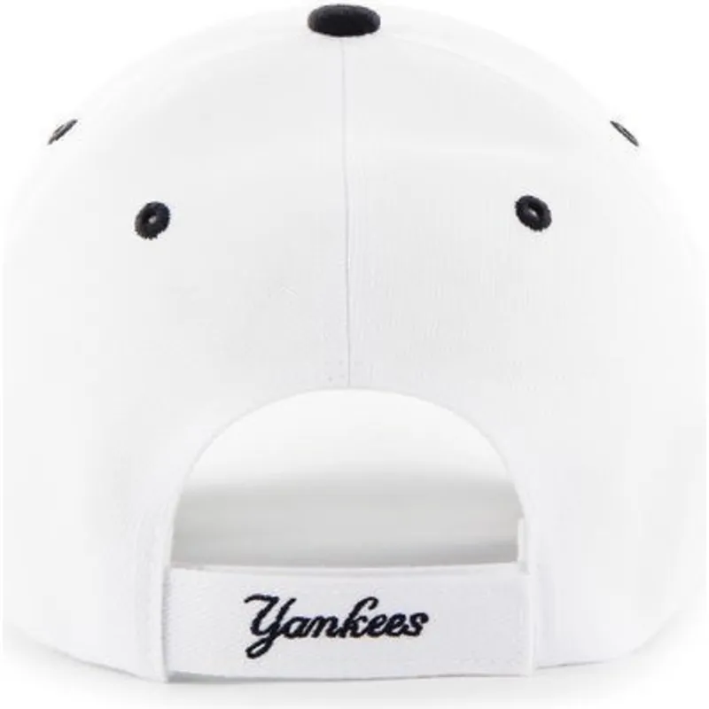 kasketter-buet-hvid-justerbar-rem-fra-new-york-yankees-mlb-af-47-brand