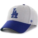 kasketter-buet-gra-justerbar-rem-fra-los-angeles-dodgers-mlb-af-47-brand
