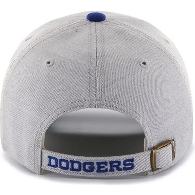 kasketter-buet-gra-justerbar-rem-fra-los-angeles-dodgers-mlb-af-47-brand kasketter-buet-gra-justerbar-rem-fra-los-angeles-dodgers-mlb-af-47-brand