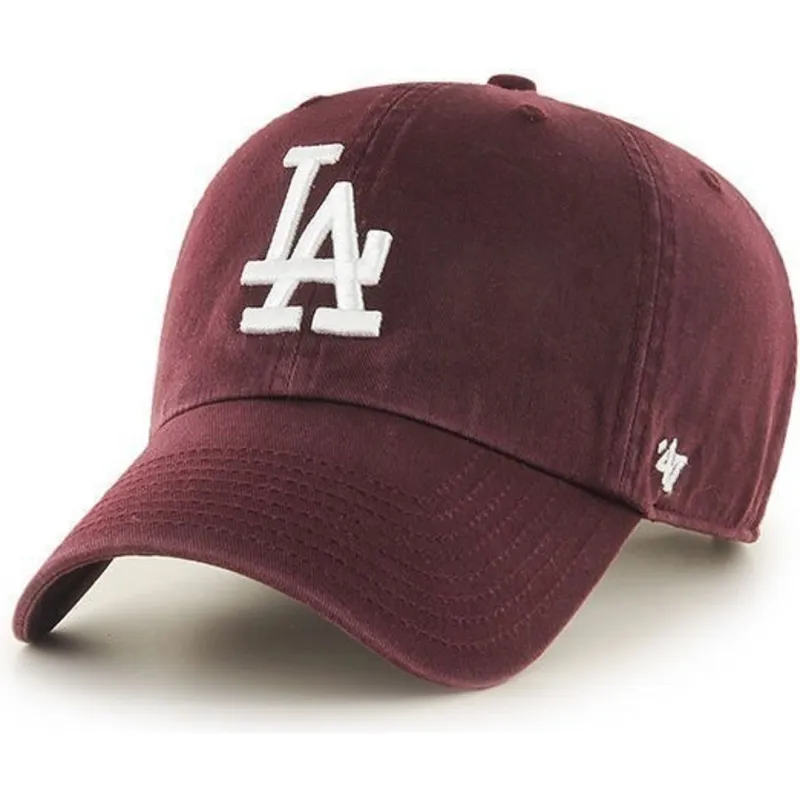 buet-kasket-bordeaux-fra-los-angeles-dodgers-mlb-clean-up-fra-47-brand