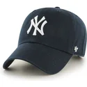 marinebla-buet-kasket-fra-new-york-yankees-mlb-clean-up-fra-47-brand