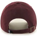 kasketter-buet-rod-justerbar-rem-granate-granate-fra-new-york-yankees-mlb-af-47-brand