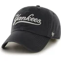 marinebla-buet-kasket-med-new-york-yankees-mlb-clean-up-bogstavslogo-fra-47-brand