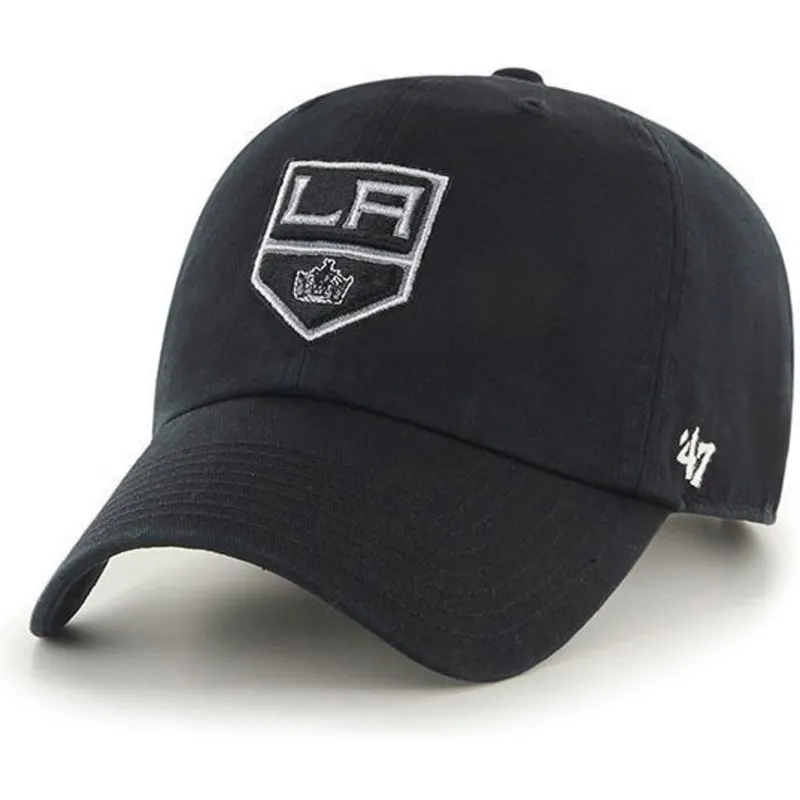 kasketter-buet-sort-justerbar-rem-fra-los-angeles-kings-nhl-af-47-brand