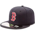 kasketter-flad-marinebla-tilpasset-59fifty-authentic-on-field-fra-boston-red-sox-mlb-af-new-era