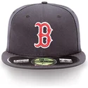 kasketter-flad-marinebla-tilpasset-59fifty-authentic-on-field-fra-boston-red-sox-mlb-af-new-era