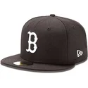 kasketter-flad-sort-tilpasset-59fifty-essential-fra-boston-red-sox-mlb-af-new-era