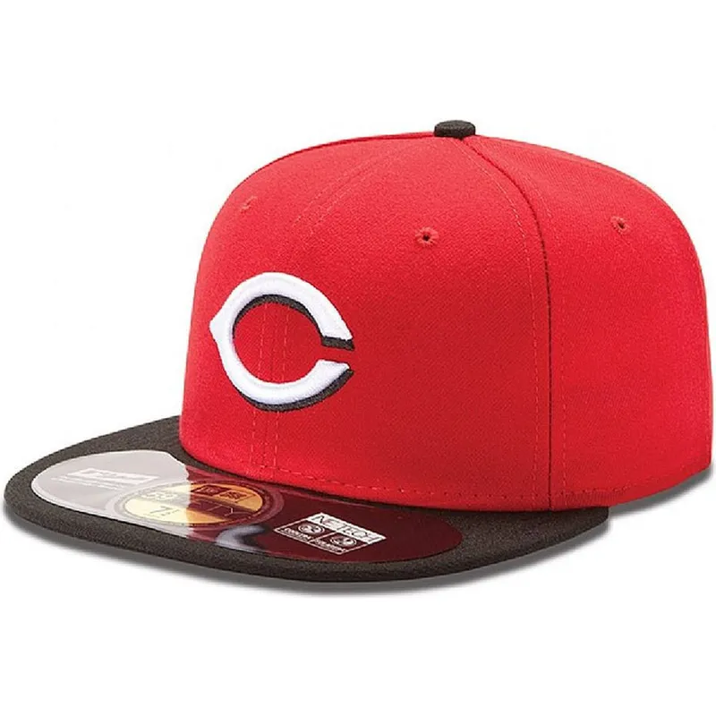 kasketter-flad-rod-tilpasset-59fifty-authentic-on-field-fra-cincinnati-reds-mlb-af-new-era
