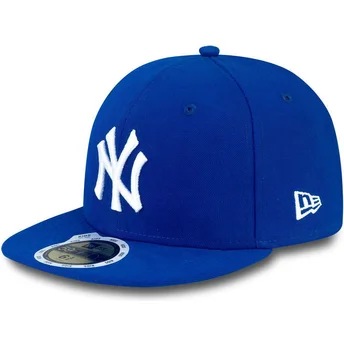 kasketter-flad-bla-tilpasset-til-barn-59fifty-essential-fra-new-york-yankees-mlb-af-new-era