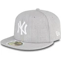 kasketter-flad-gra-tilpasset-til-barn-59fifty-essential-fra-new-york-yankees-mlb-af-new-era