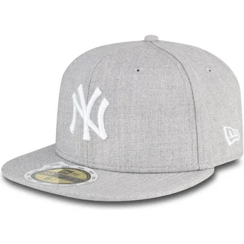 kasketter-flad-gra-tilpasset-til-barn-59fifty-essential-fra-new-york-yankees-mlb-af-new-era