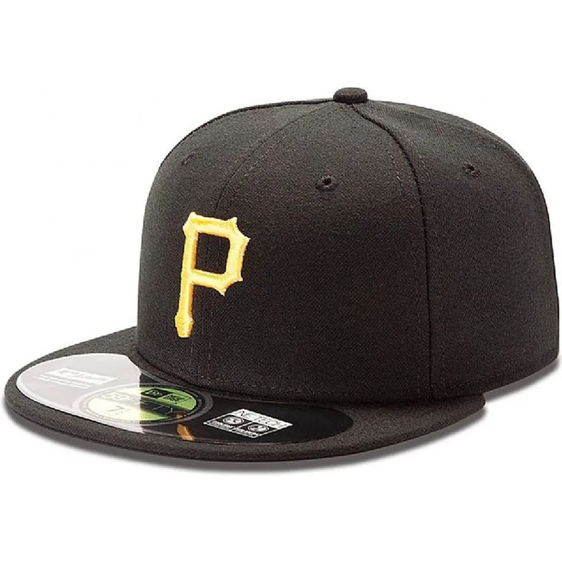 kasketter-flad-sort-tilpasset-59fifty-authentic-on-field-fra-pittsburgh-pirates-mlb-af-new-era