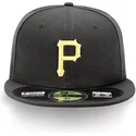 sort-justerbar-59fifty-authentic-on-field-pittsburgh-pirates-mlb-kasket-fra-new-era