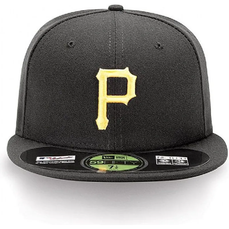 kasketter-flad-sort-tilpasset-59fifty-authentic-on-field-fra-pittsburgh-pirates-mlb-af-new-era