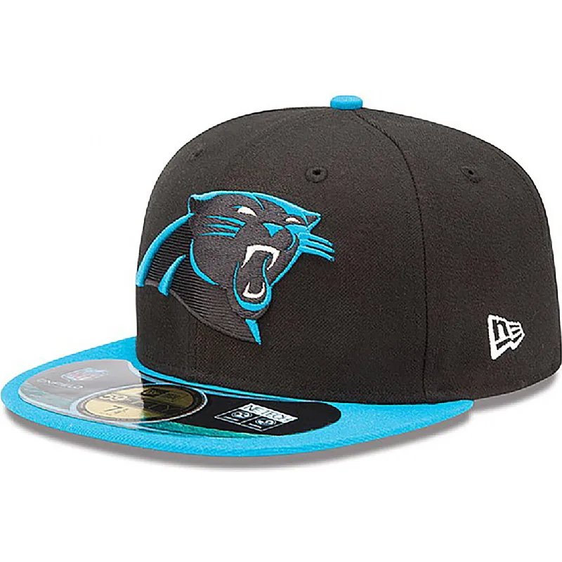 sort-flad-justerbar-59fifty-authentic-on-field-game-kasket-fra-carolina-panthers-nfl-fra-new-era