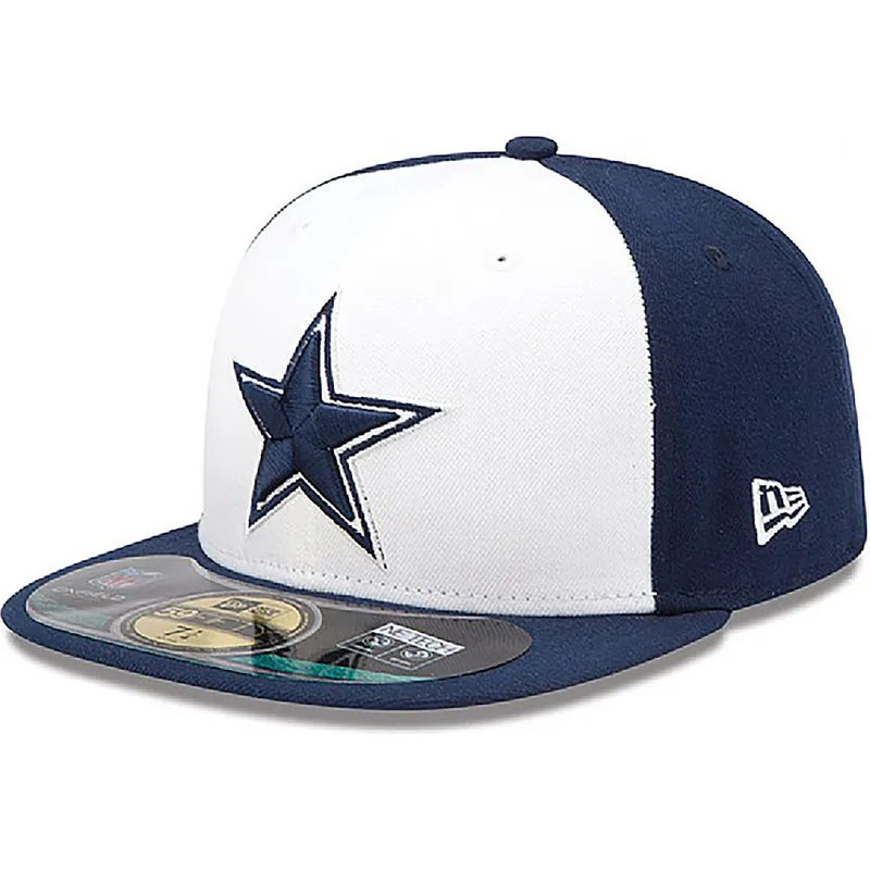 dallas-cowboys-nfl-new-era-59fifty-authentic-on-field-game-bla-fladskygget-justerbar-kasket