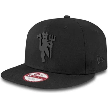 kasketter-flad-sort-snapback-9fifty-black-on-black-fra-manchester-united-football-club-premier-league-af-new-era