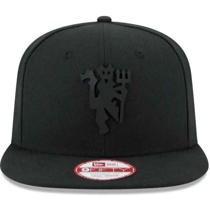 kasketter-flad-sort-snapback-9fifty-black-on-black-fra-manchester-united-football-club-premier-league-af-new-era