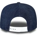 kasketter-flad-marinebla-snapback-9fifty-essential-denim-fra-new-york-yankees-mlb-af-new-era