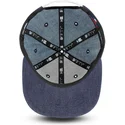 kasketter-flad-marinebla-snapback-9fifty-essential-denim-fra-new-york-yankees-mlb-af-new-era