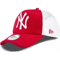 kasketter-buet-rod-snapback-clean-a-frame-fra-new-york-yankees-mlb-af-new-era
