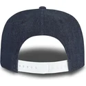 kasketter-flad-marinebla-snapback-til-barn-9fifty-essential-denim-fra-new-york-yankees-mlb-af-new-era
